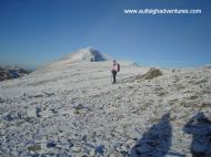 Nearing A'Chralaig Summit